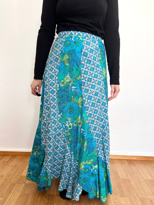 60s/70s patchwork skirt, Size S
