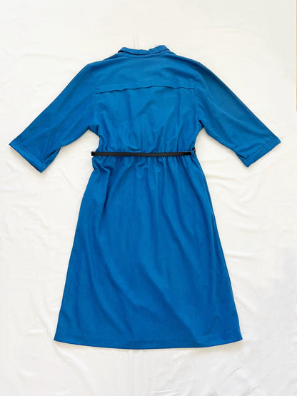 80s blue dress, Size L