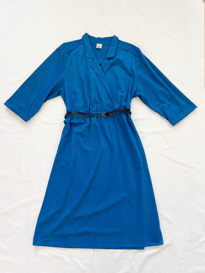 A blue vintage dress