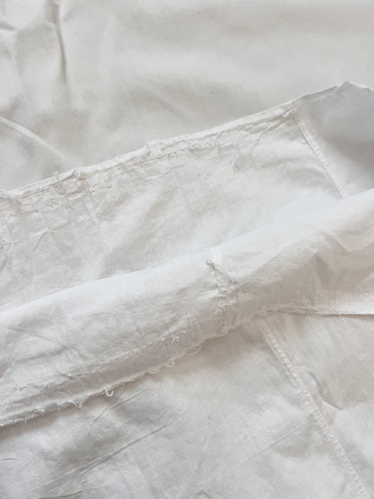 Antique white cotton midi skirt, Size S-M