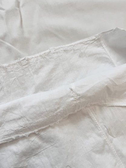 Antique white cotton midi skirt, Size S-M