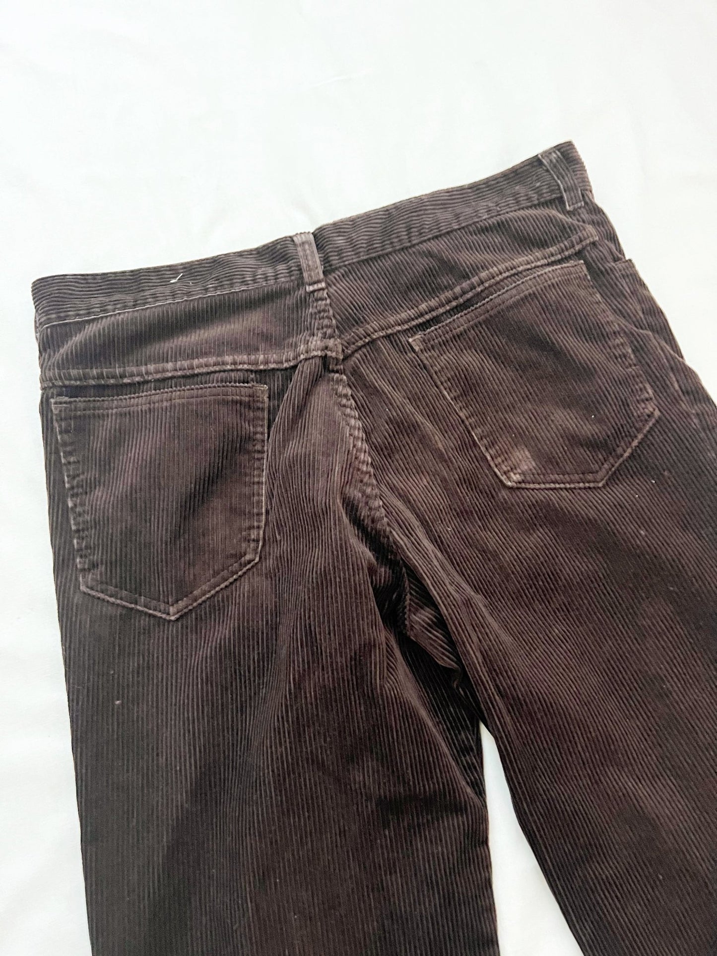 Brown ribbed jeans, Size M-L