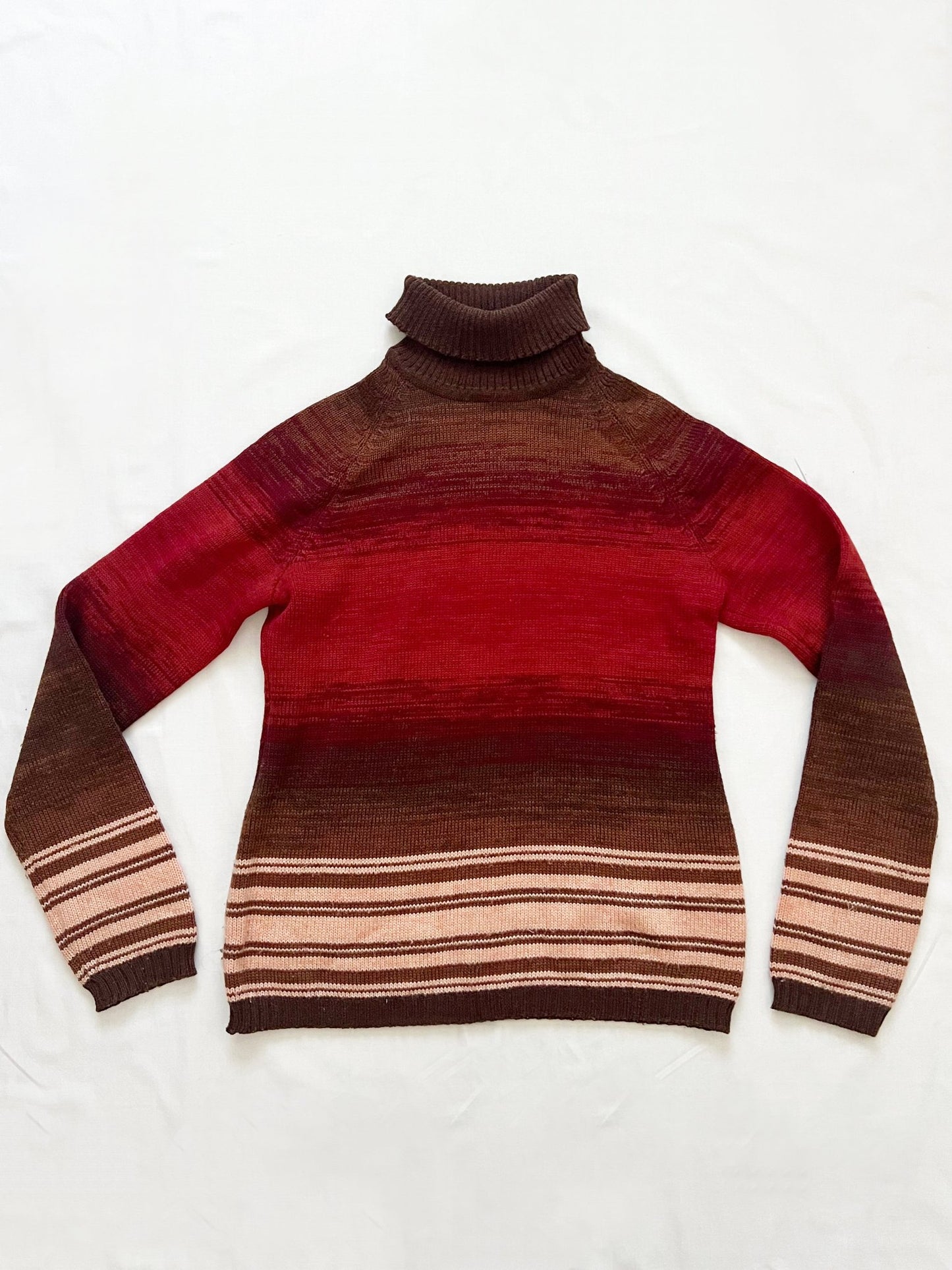 Gradient turtleneck sweater, Size S