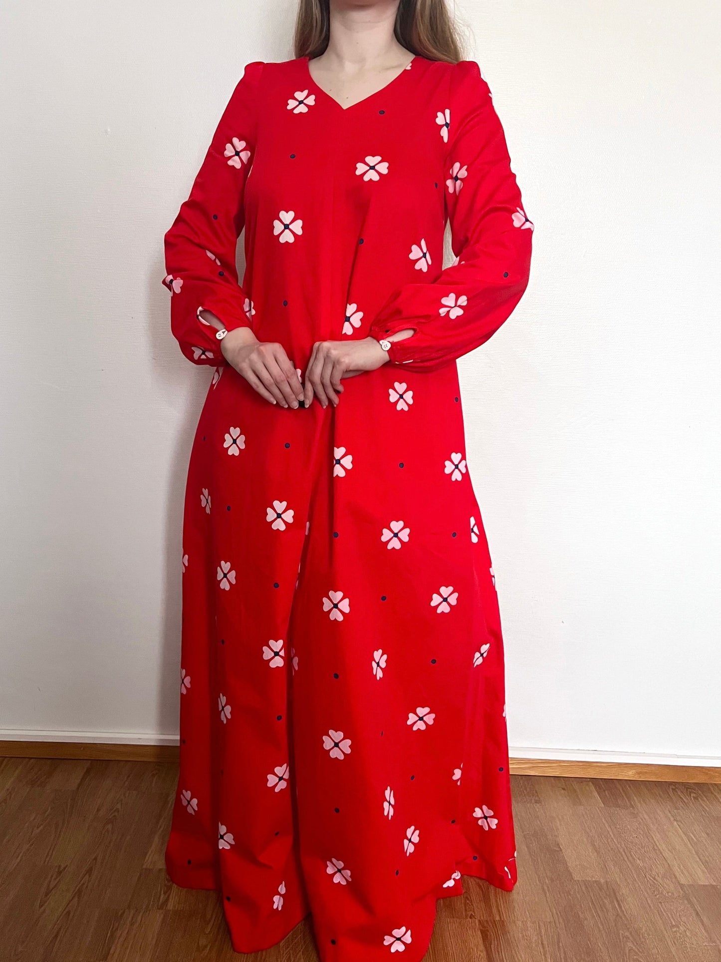 70s Pia & Paula cotton dress, Size M