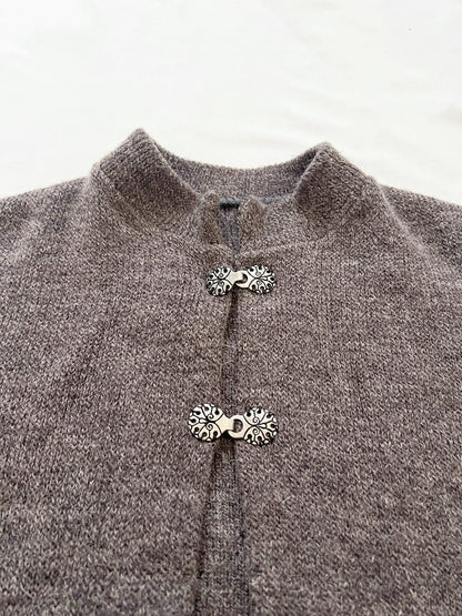 Pewter cardigan, Size M