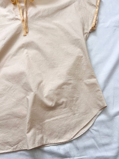 70s beige cotton t-shirt, Size S