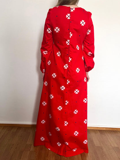 70s Pia & Paula cotton dress, Size M