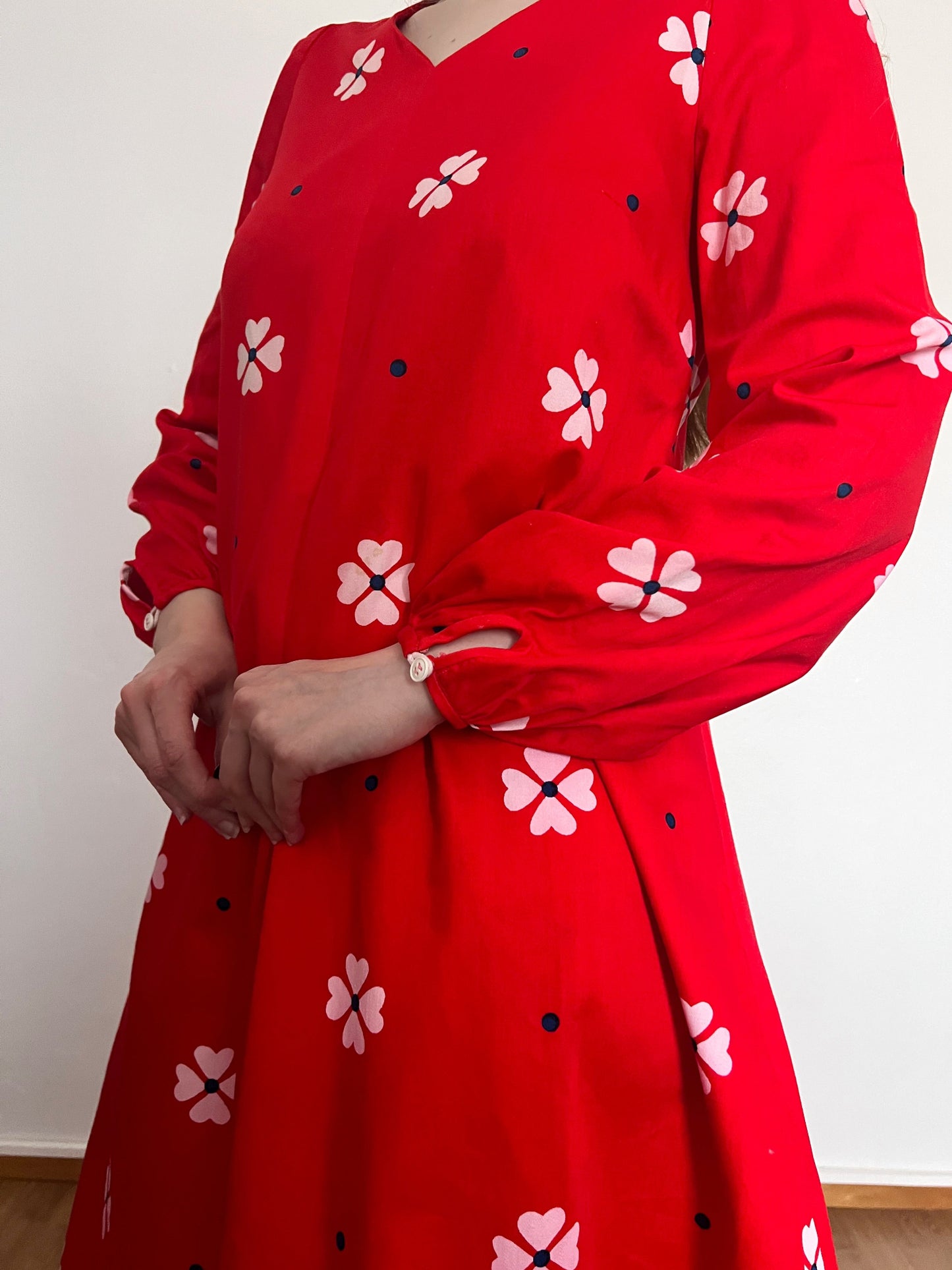 70s Pia & Paula cotton dress, Size M