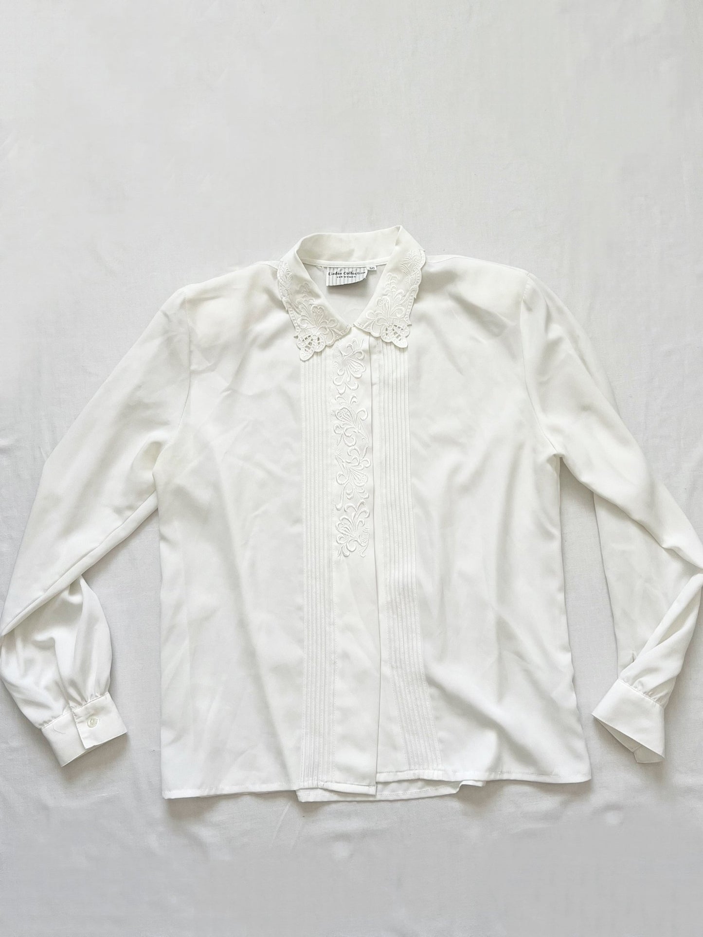 80s white shirt, Size L