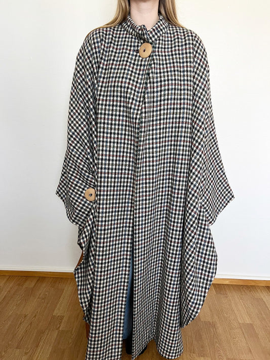 80s poncho jacket