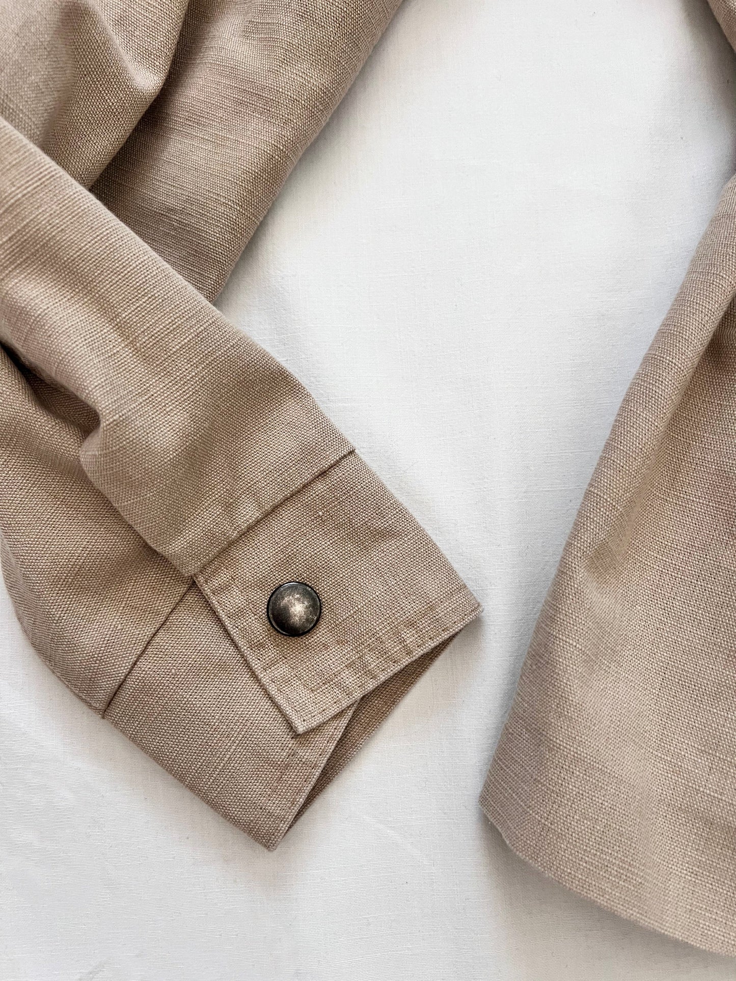 Short beige trench coat, Size M