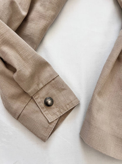 Short beige trench coat, Size M