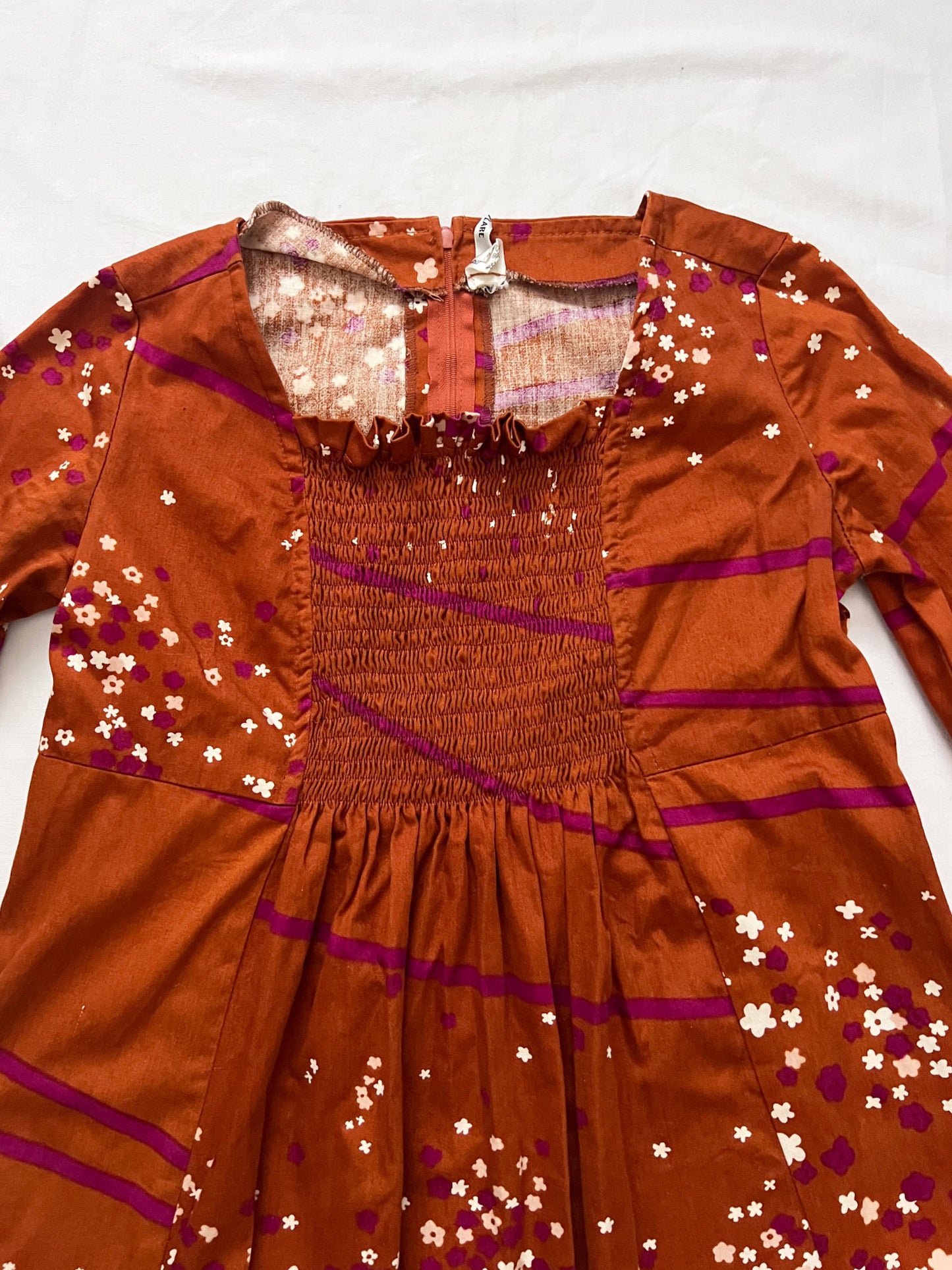 70s maxi flowing dress, Size XS-S