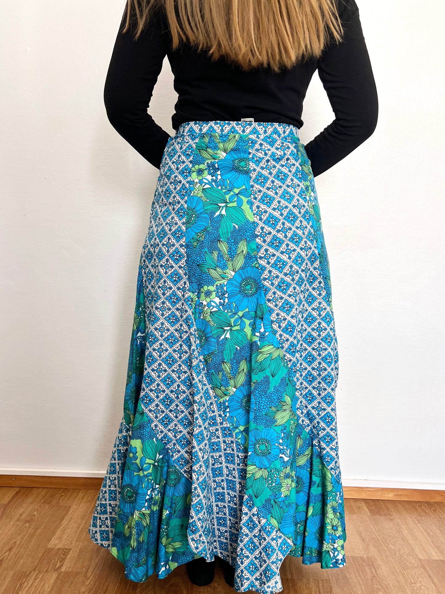 60s/70s patchwork skirt, Size S