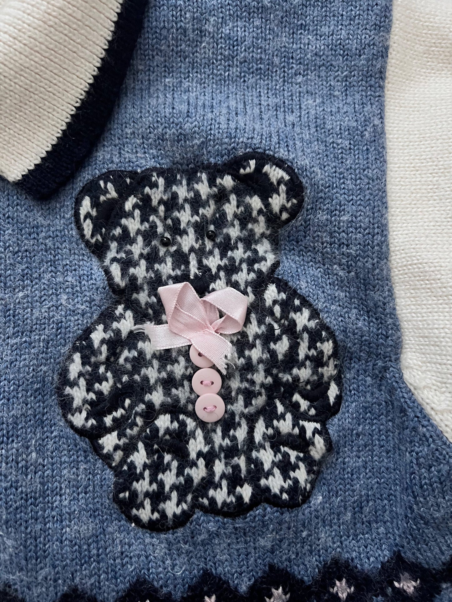 90s patchwork cardigan, Size S-M