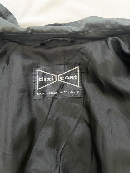 70s black trench coat, Size M