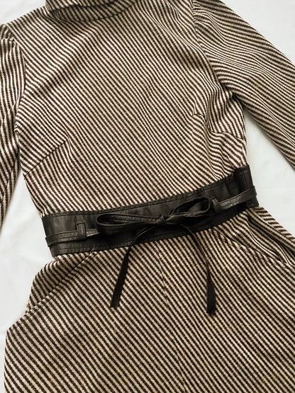 60s turtleneck dress, Size S