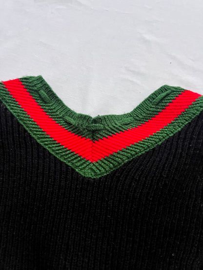 70s folkloric kit cardigan, Size S