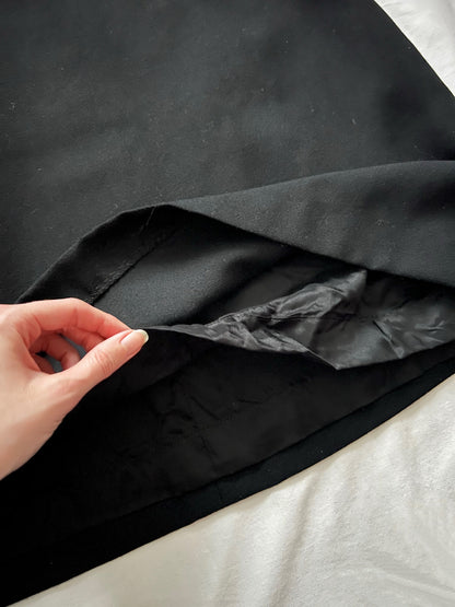 60s black and gold/bronze shimmery dress, Size S