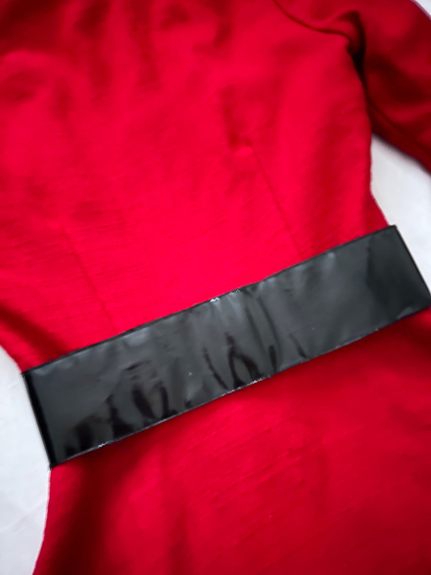 60s red space age mini dress, Size XS