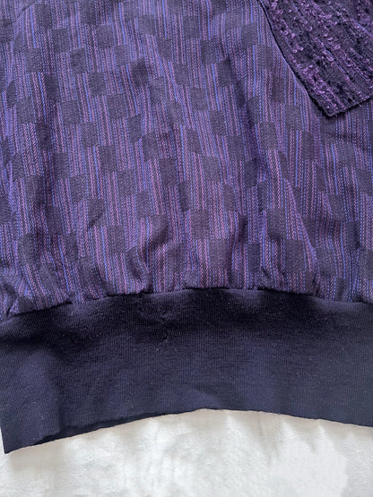 70s purple sweater, Size L-XL