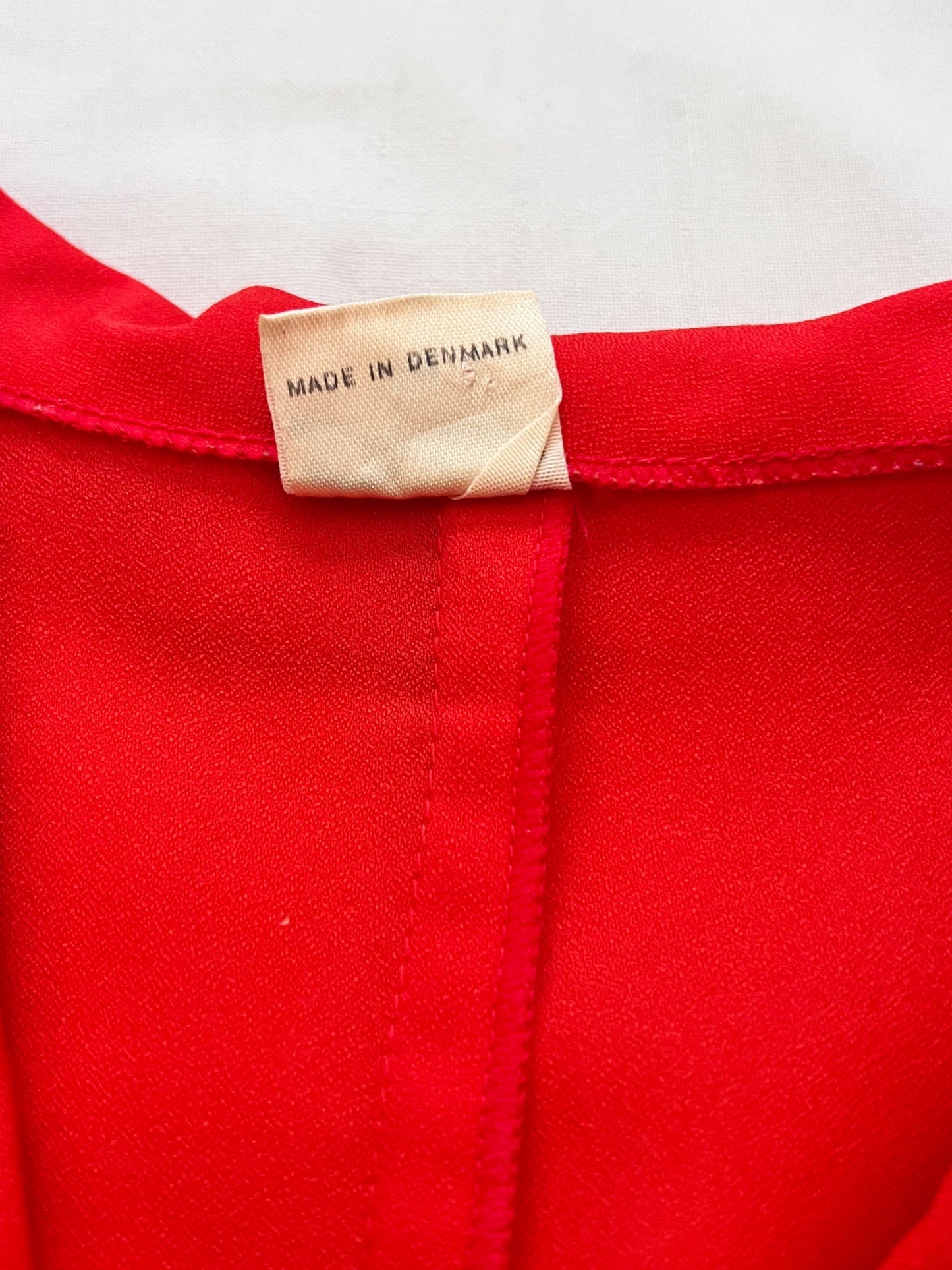 60s red blouse, Size XS