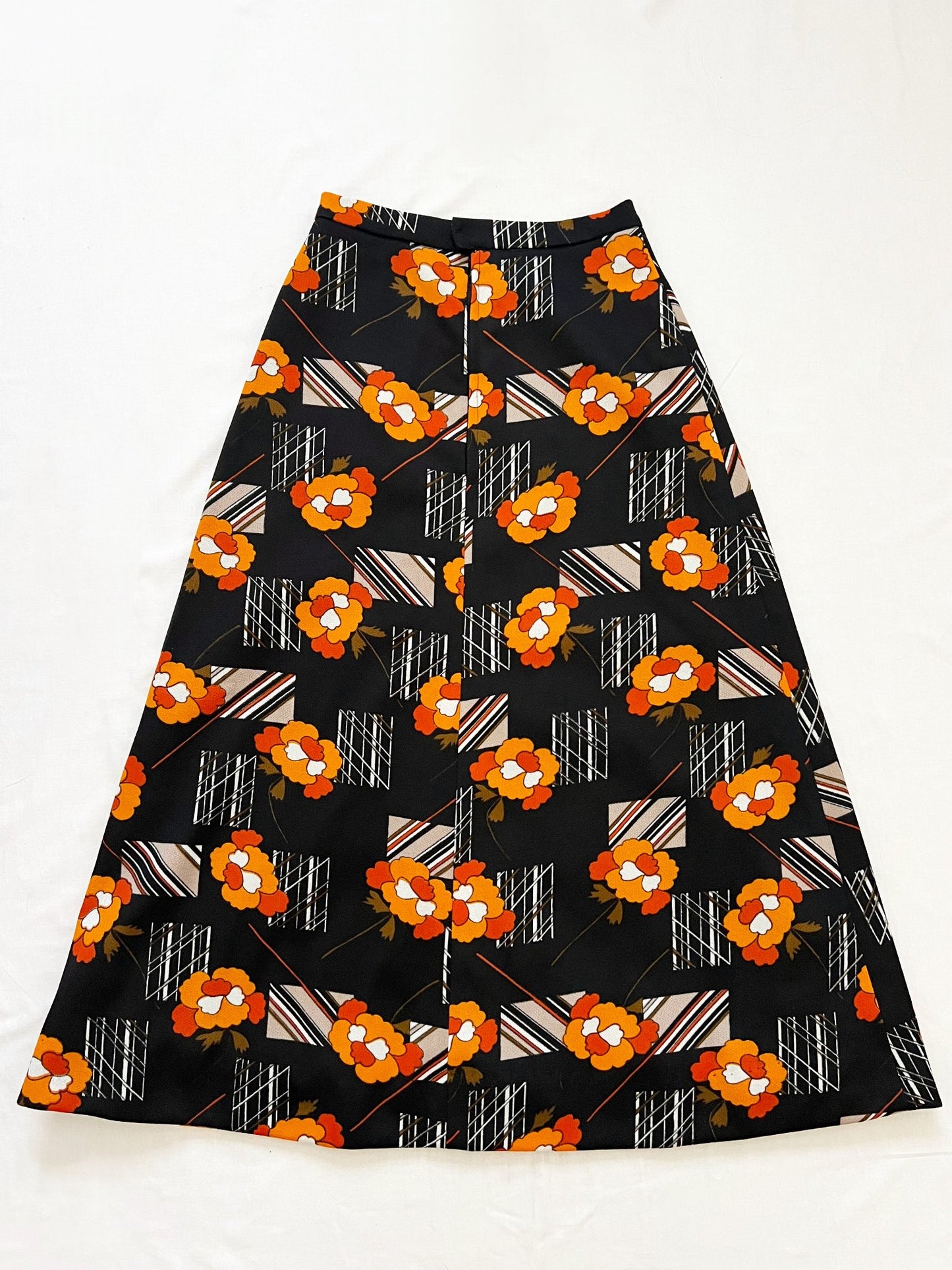 70s flower skirt, Size S