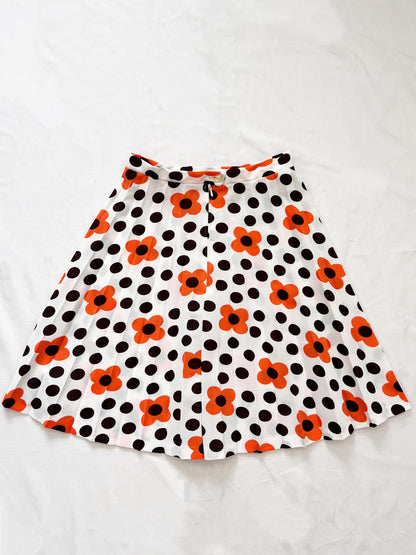 Flower mini skirt, Size XS