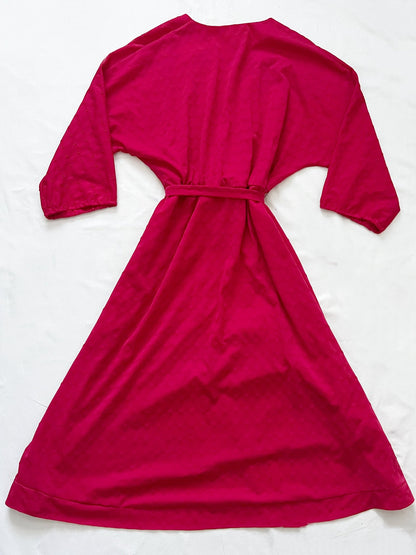 70s pink dress, Size M-XL