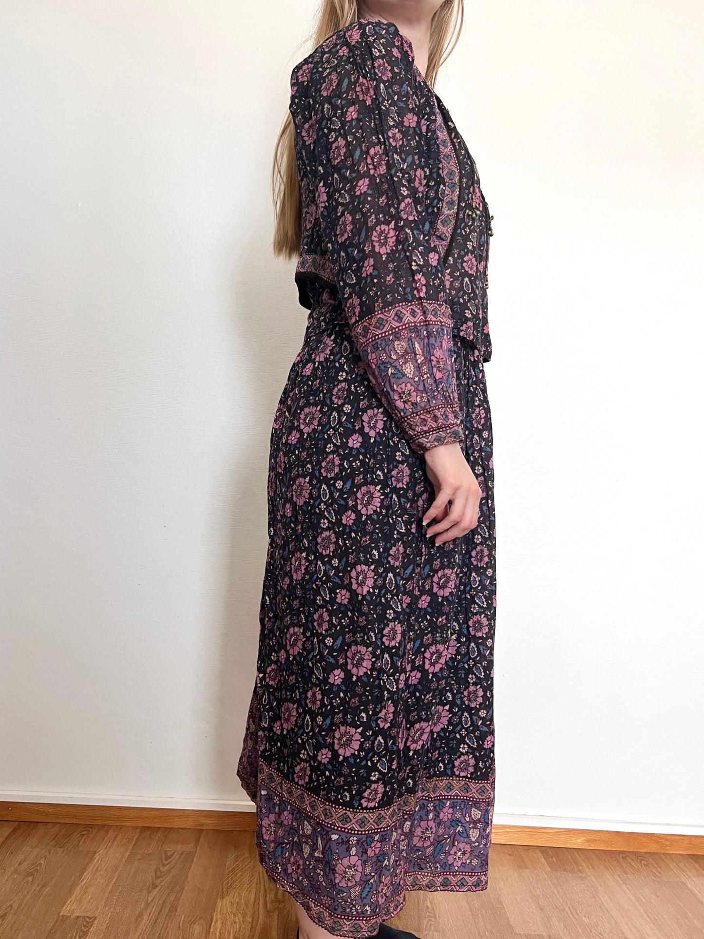70s Indian gauze cotton set, Size XS