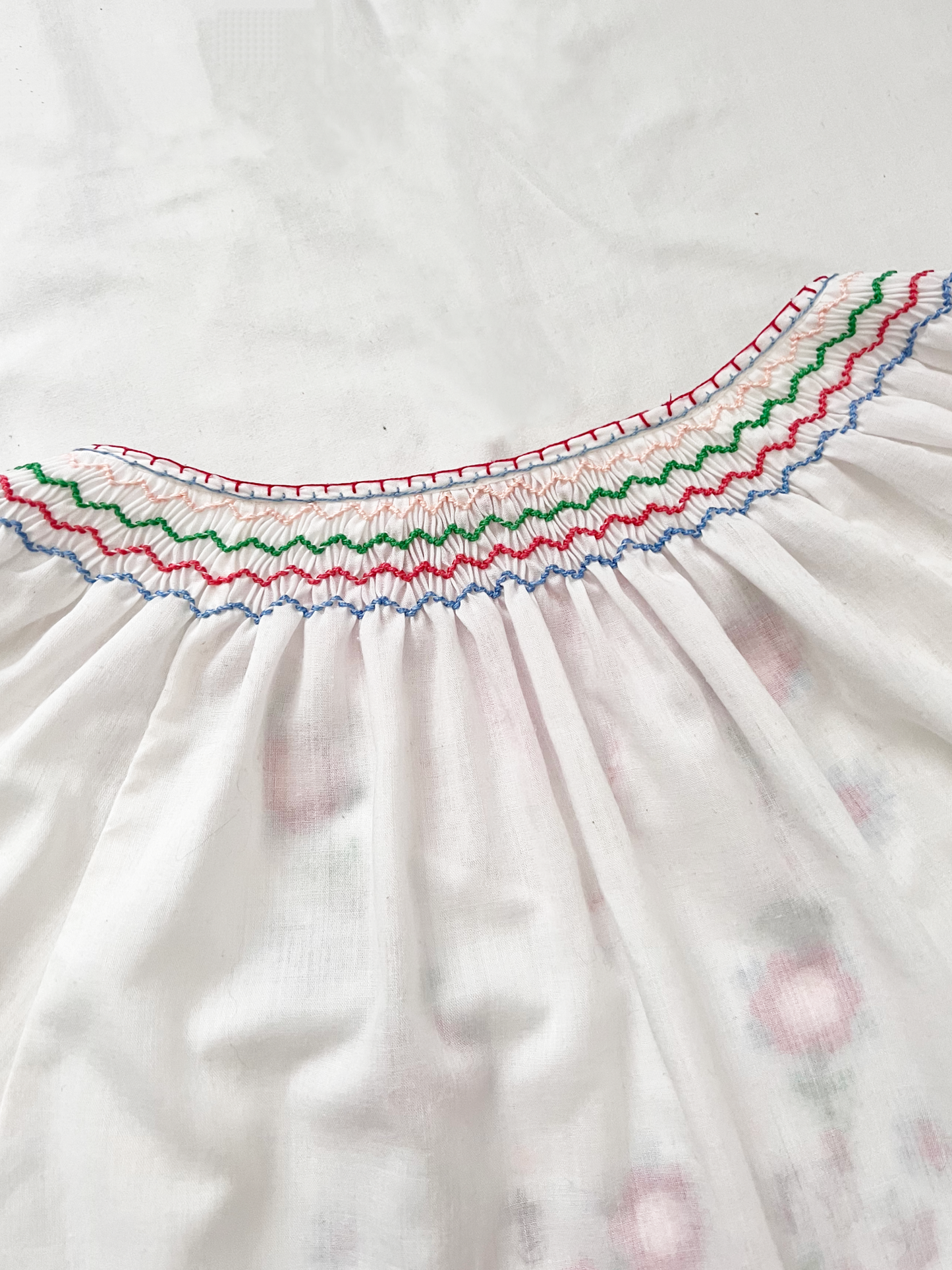 70s Hungarian floral embroidery blouse, Size M