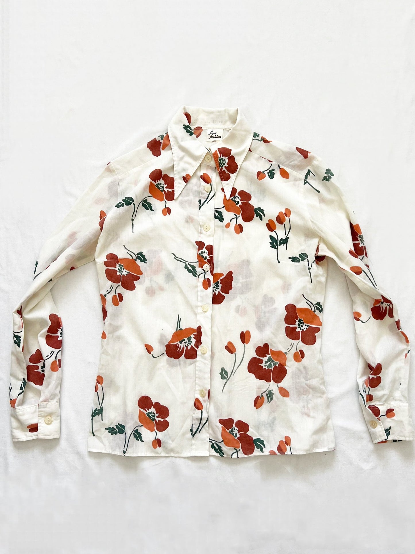 Flower shirt, Size S-M