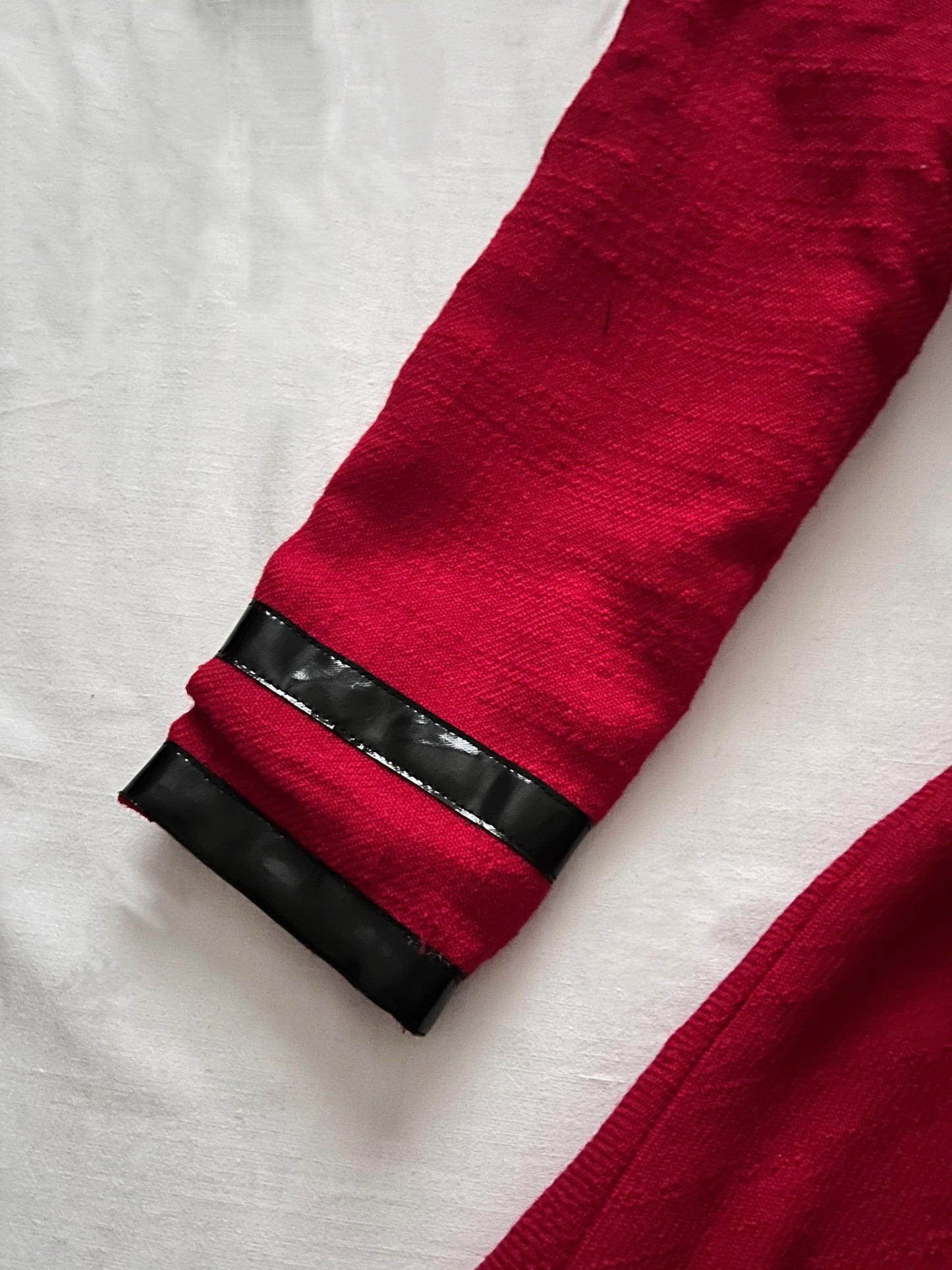 60s red space age mini dress, Size XS