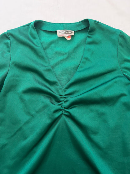 70s green top, Size XS-S