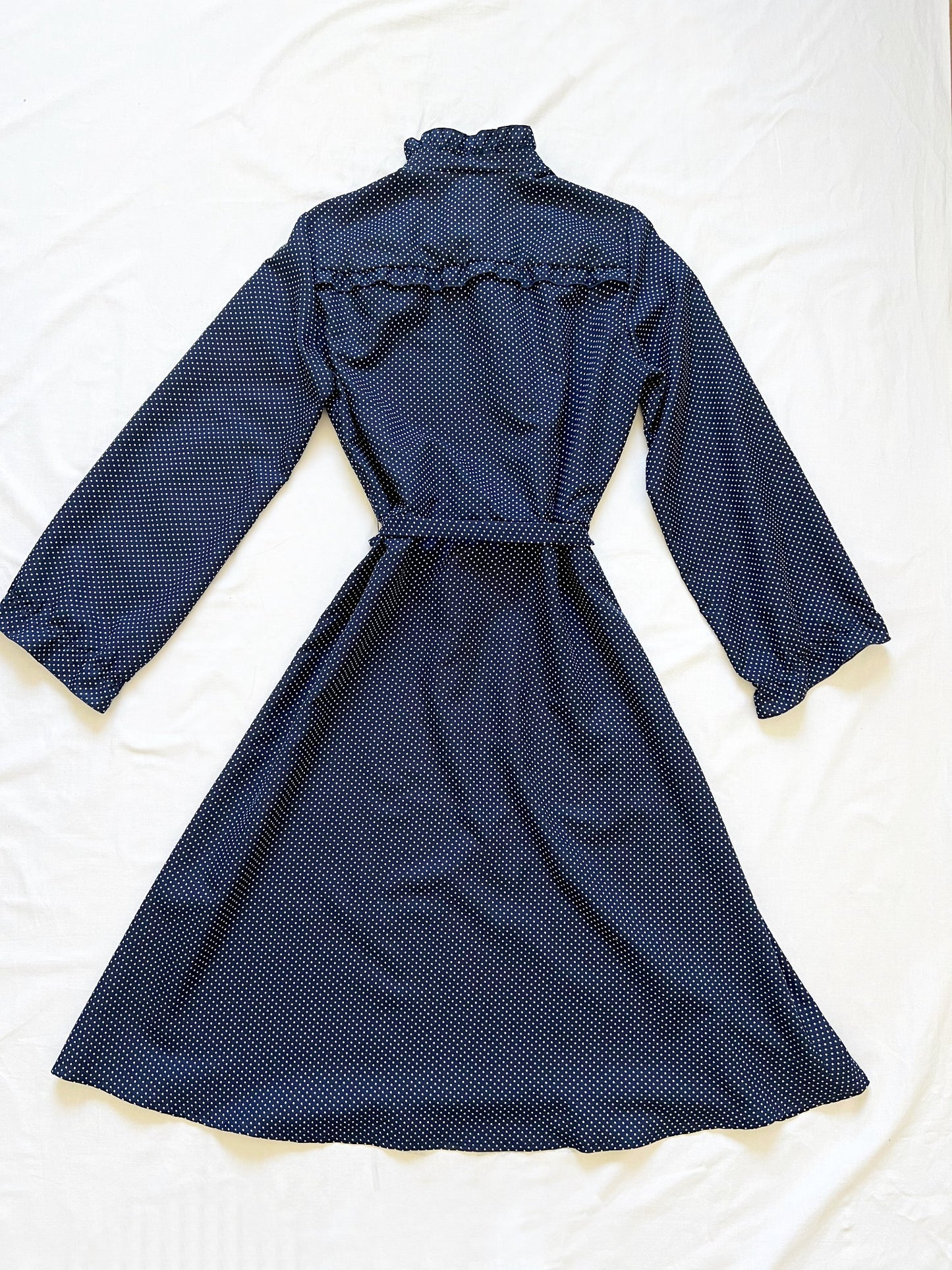 Blue polka dot dress, Size M