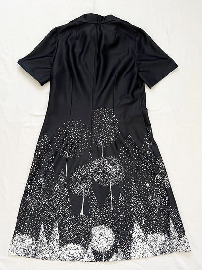 Black and white tree dress, Size M-L