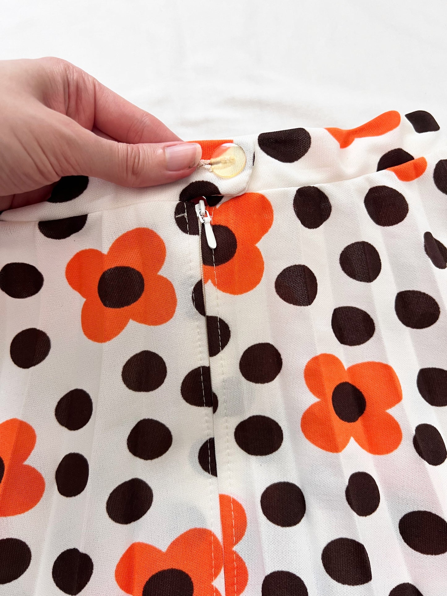Flower mini skirt, Size XS