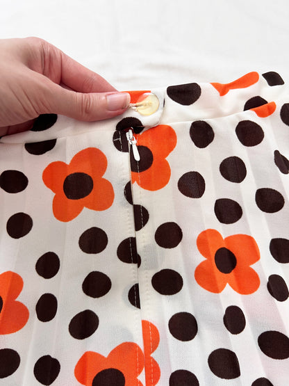 Flower mini skirt, Size XS