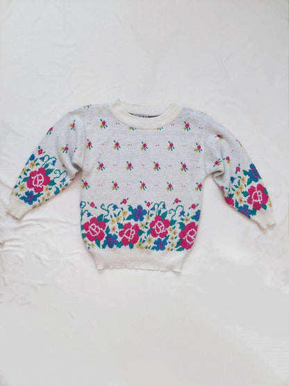 A flower sweater