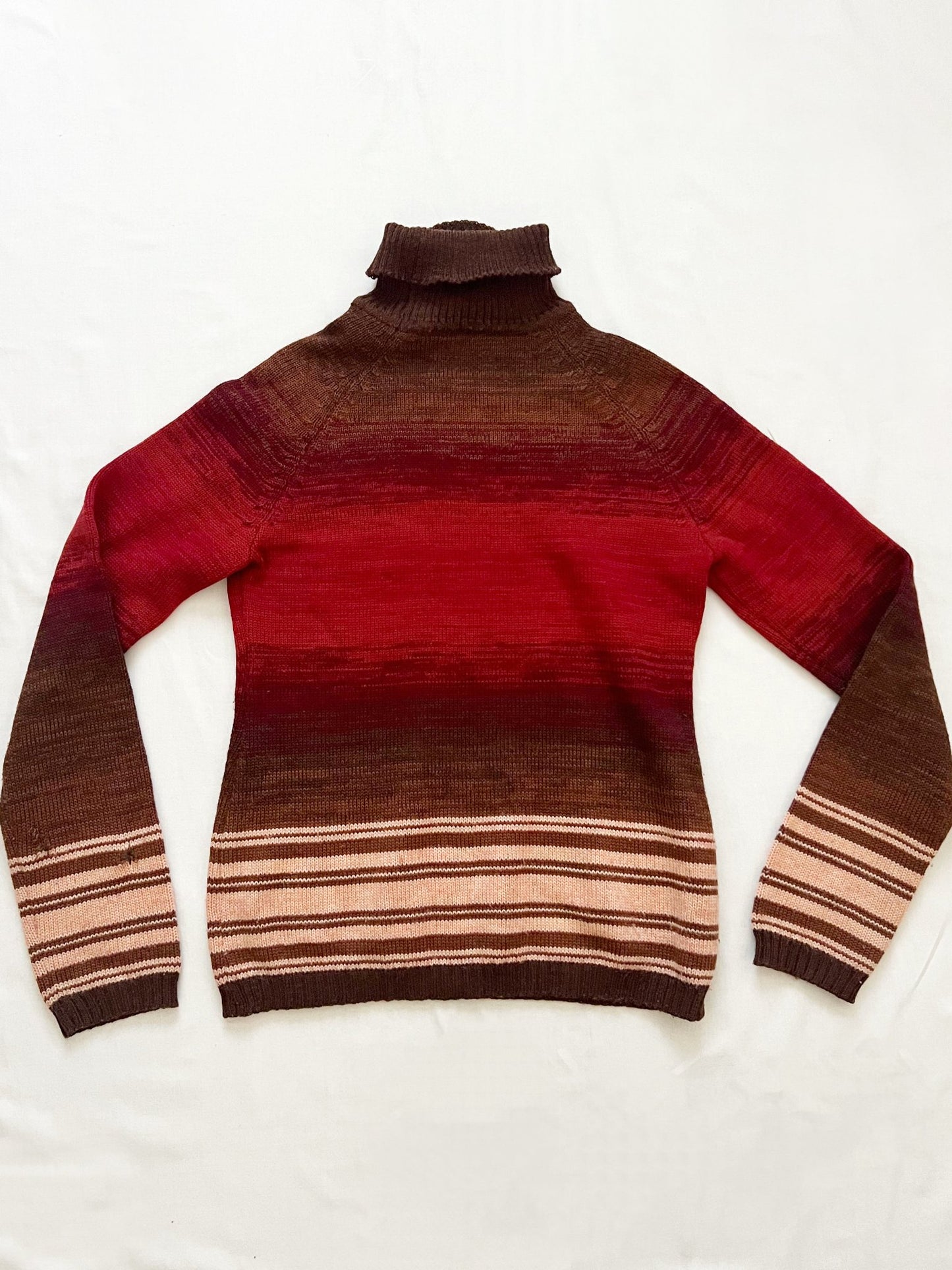 Gradient turtleneck sweater, Size S