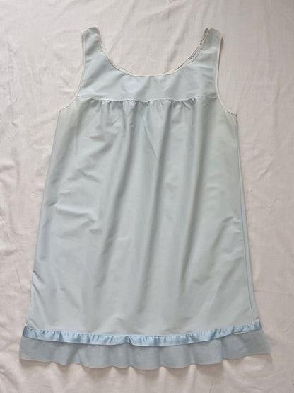 60s pale blue nightgown, Size M-L