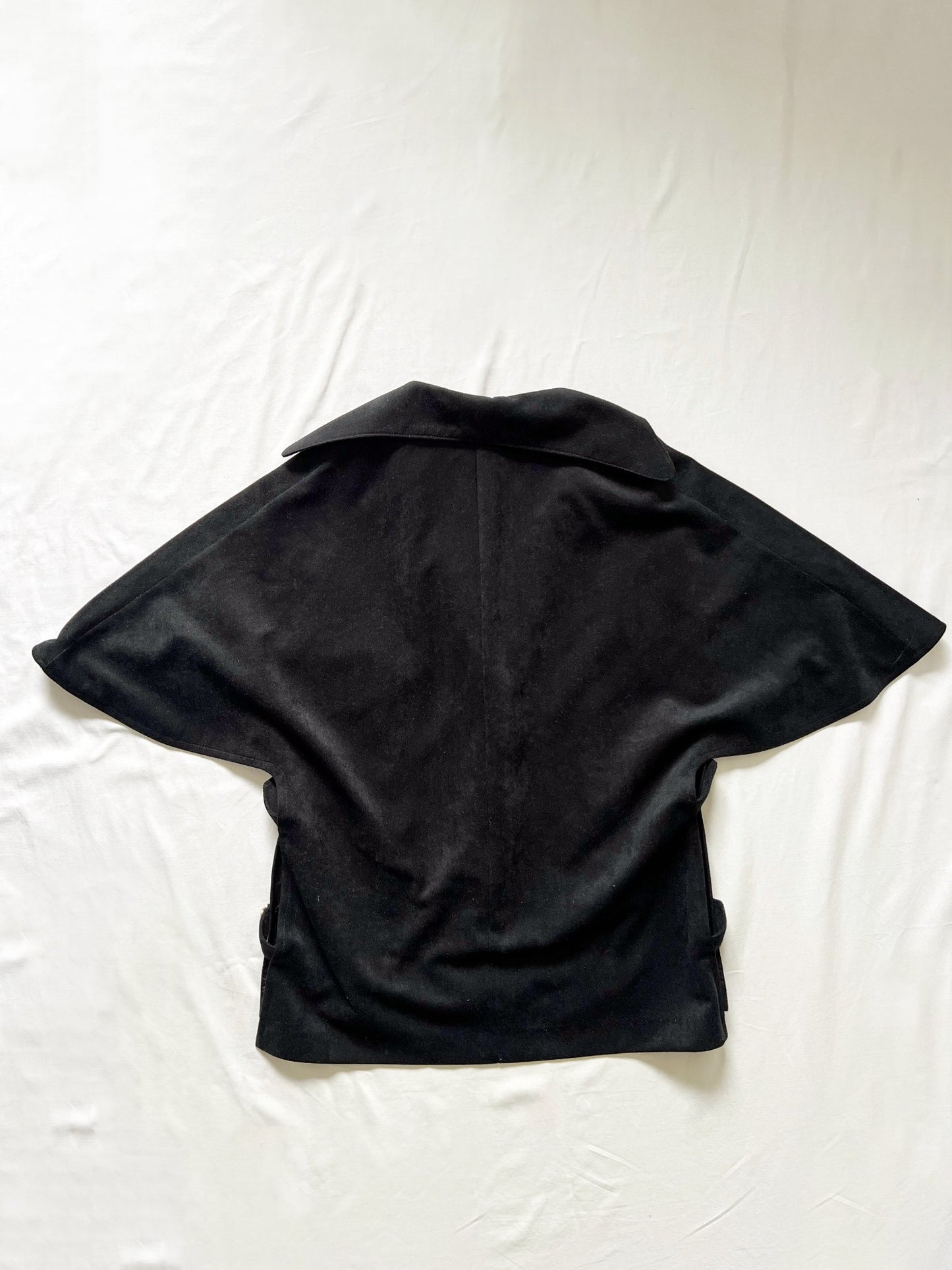 Black poncho t-shirt, Size M