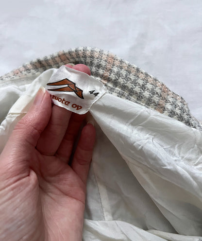 60s plaid skirt, Size L