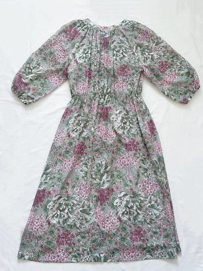 70s floral dress, Size M