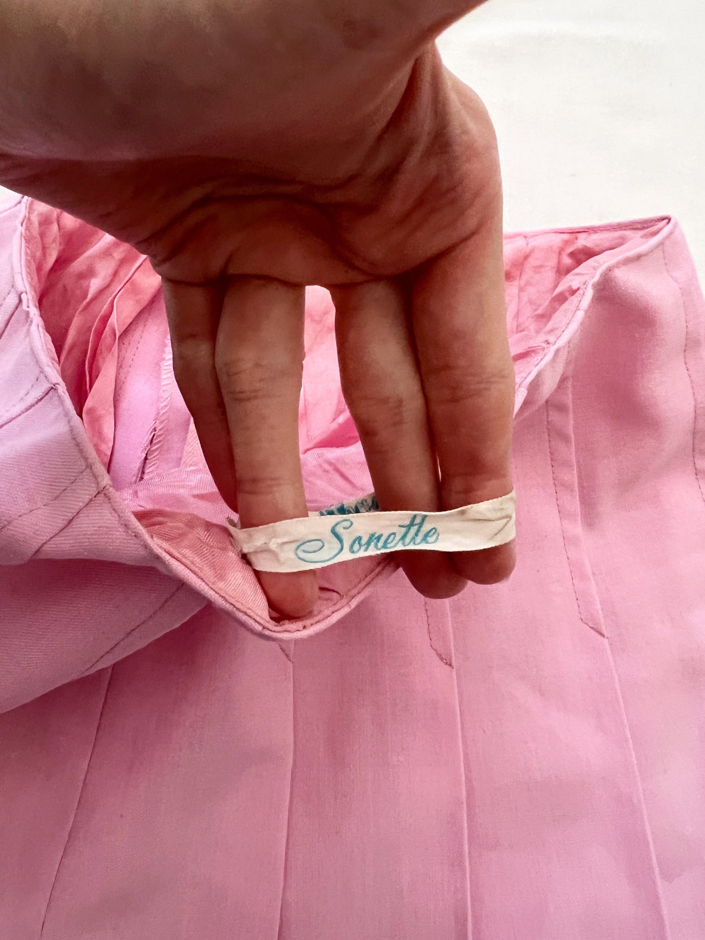 70s pink skirt, Size XS