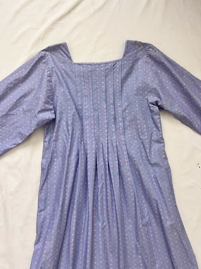 70s Marimekko purple and pink Mila dress, Size XS