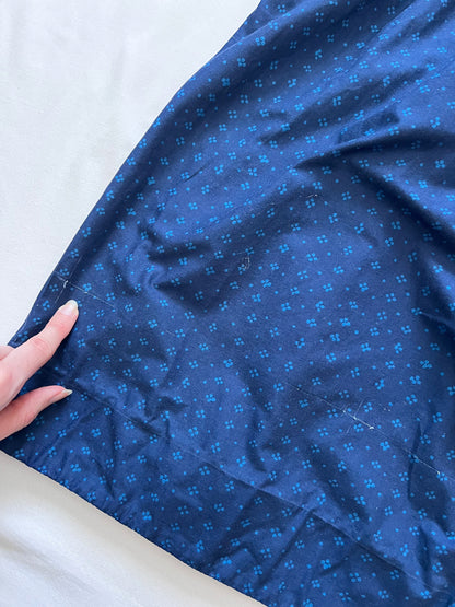 70s Marimekko Mila blue dress, Size S