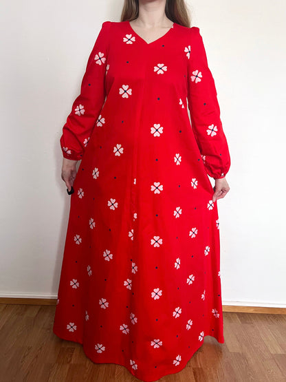 70s Pia & Paula cotton dress, Size M