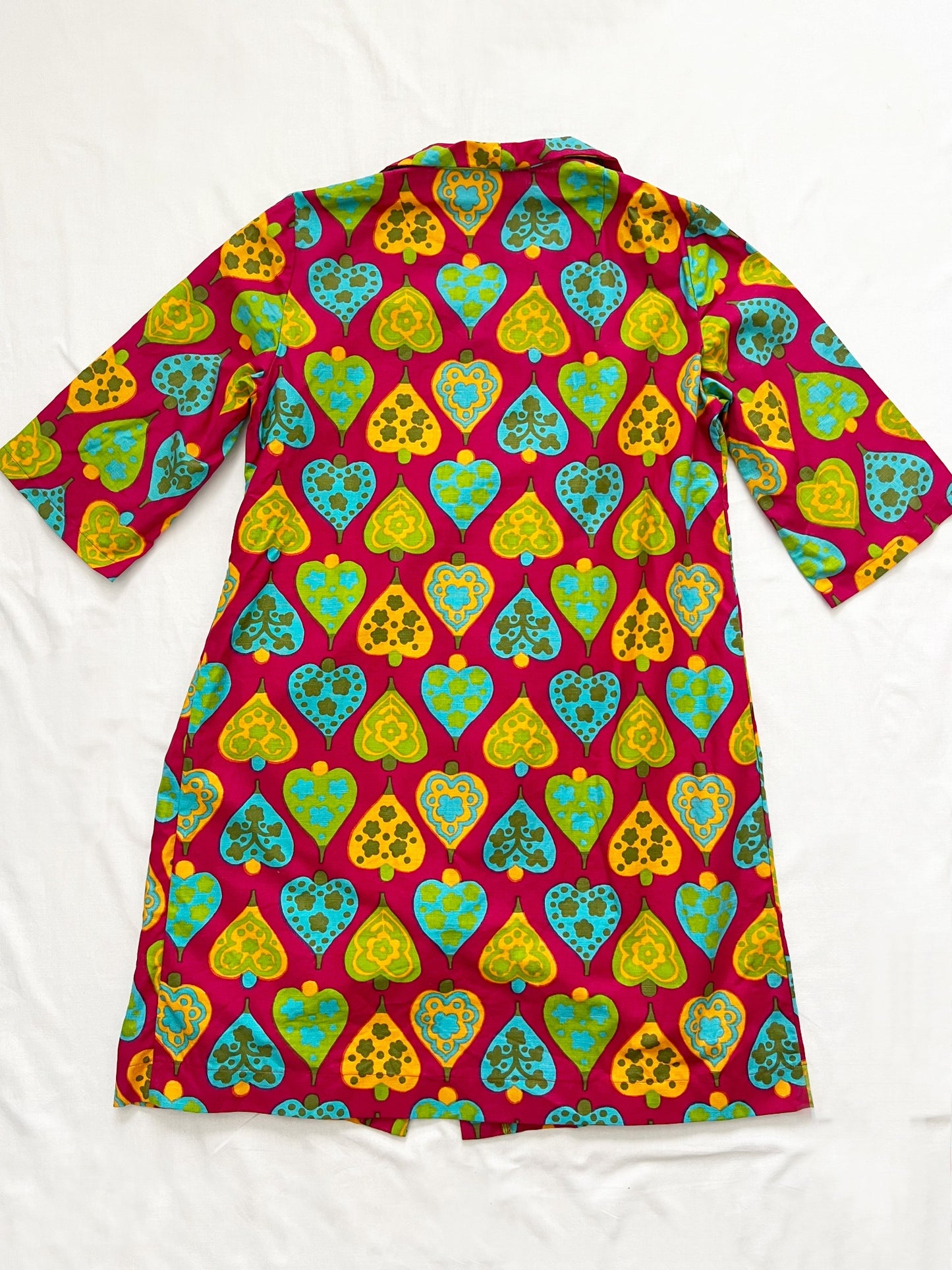 Colorful 60s dress, Size L