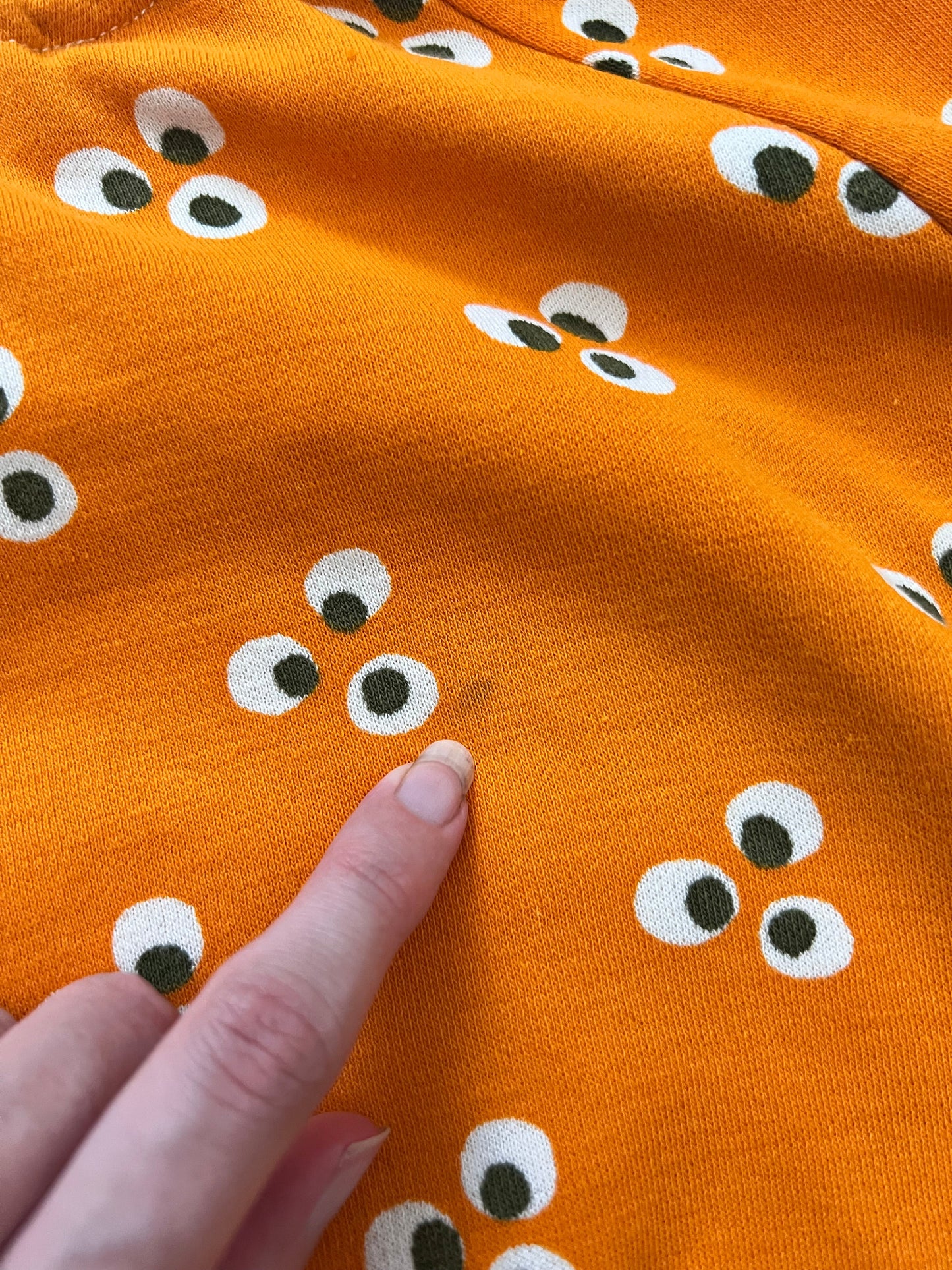 Marimekko 1970 100% cotton orange blouse, Size S